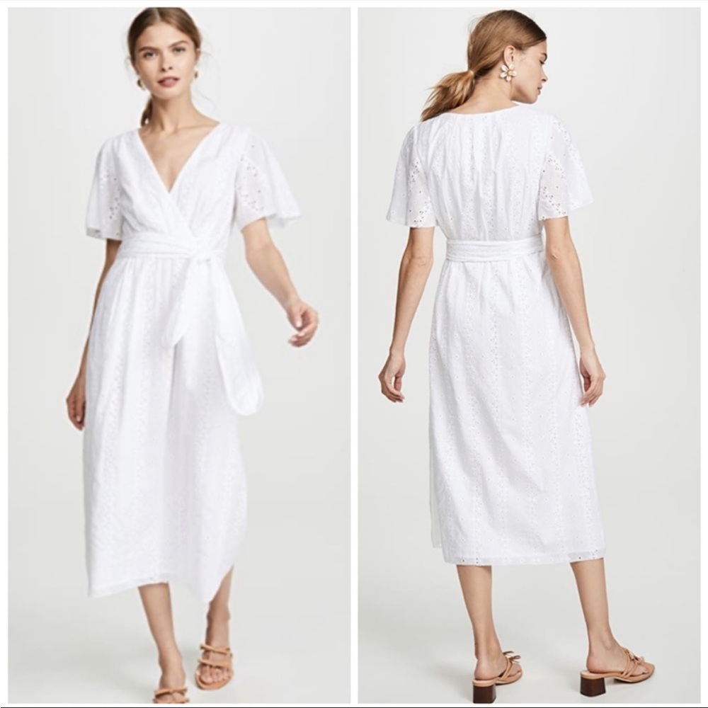 Joie Azariah Eyelet Midi Dress - Picture 5 of 15